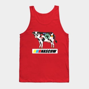 Nascow, a tribute to cows and Nascar Tank Top